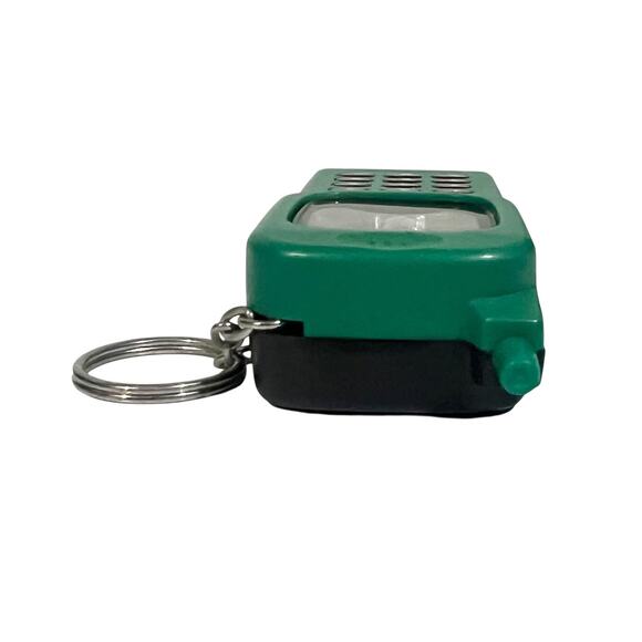 Vintage 90s Cell Phone Keychain Block/Brick Phone Plastic Green DOES NOT WORK - Picture 5 of 7